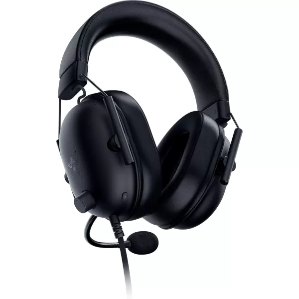Razer BlackShark V2 X Wired Gaming Headset with 71 Surround Sound 50mm Drivers Noise Cancelling MicClassic Black