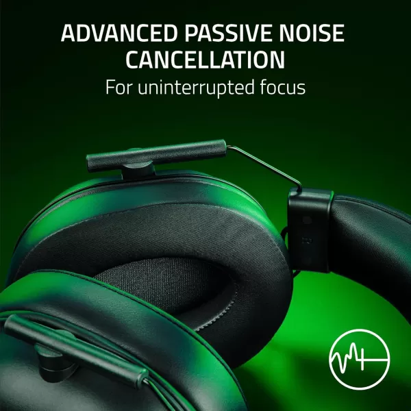 Razer BlackShark V2 X Wired Gaming Headset with 71 Surround Sound 50mm Drivers Noise Cancelling MicClassic Black
