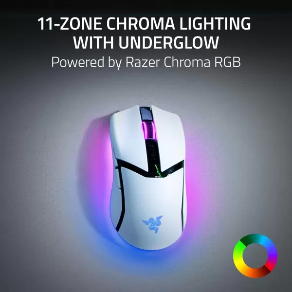 Razer Cobra Pro Wireless Gaming Mouse 10 Customizable Controls  Chroma RGB Lighting  30K Optical Sensor  Gen3 Switches  24GHz Bluetooth ampamp USB Type C  Up to 170 Hr Battery  BlackWhite
