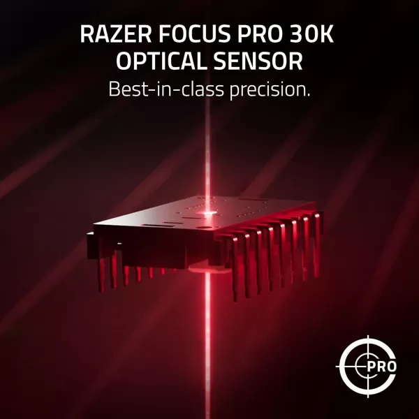 Razer DeathAdder V3 Pro Wireless Gaming Mouse  Hyperpolling Wireless Dongle 63g Ultra Lightweight  Focus Pro 30K Optical Sensor  Optical Switches Gen35 Programmable Buttons  BlackFortnite Edition