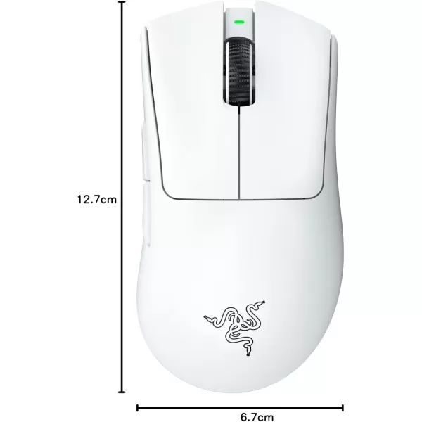 Razer DeathAdder V3 Pro Wireless Gaming Mouse  Hyperpolling Wireless Dongle 63g Ultra Lightweight  Focus Pro 30K Optical Sensor  Optical Switches Gen35 Programmable Buttons  BlackWhite
