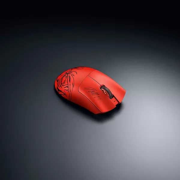 Razer DeathAdder V3 Pro Wireless Gaming Mouse  Hyperpolling Wireless Dongle 63g Ultra Lightweight  Focus Pro 30K Optical Sensor  Optical Switches Gen35 Programmable Buttons  BlackFaker Edition