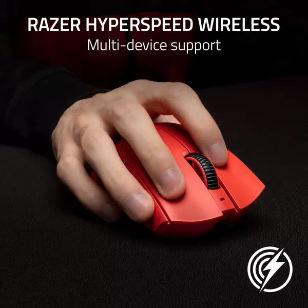 Razer DeathAdder V3 Pro Wireless Gaming Mouse  Hyperpolling Wireless Dongle 63g Ultra Lightweight  Focus Pro 30K Optical Sensor  Optical Switches Gen35 Programmable Buttons  BlackFaker Edition