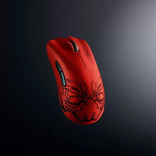 Razer DeathAdder V3 Pro Wireless Gaming Mouse  Hyperpolling Wireless Dongle 63g Ultra Lightweight  Focus Pro 30K Optical Sensor  Optical Switches Gen35 Programmable Buttons  BlackFaker Edition