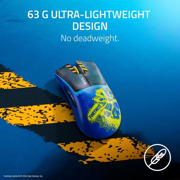 Razer DeathAdder V3 Pro Wireless Gaming Mouse  Hyperpolling Wireless Dongle 63g Ultra Lightweight  Focus Pro 30K Optical Sensor  Optical Switches Gen35 Programmable Buttons  BlackFortnite Edition