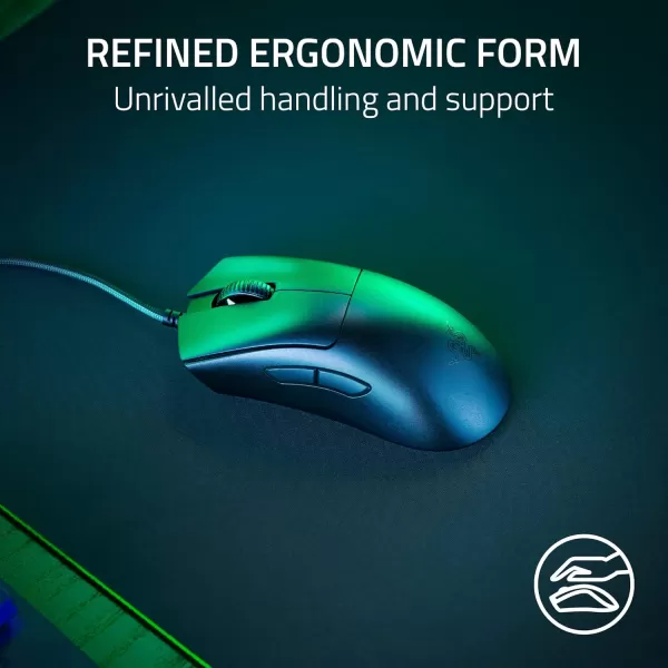Razer DeathAdder V3 Wired Gaming Mouse 59g Ultra Lightweight  Focus Pro 30K Optical Sensor  Fast Optical Switches Gen38K Hz HyperPolling6 Programmable Buttons Ergonomic Speedflex Cable BlackBlack