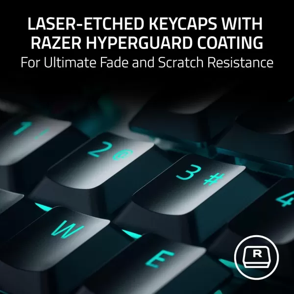 Razer DeathStalker V2 Pro Wireless Gaming Keyboard Low Profile Optical Switches Linear Red  HyperSpeed Wireless ampamp Bluetooth  Chroma RGB  Up to 200 Hr Battery  Snap TapClassic Black