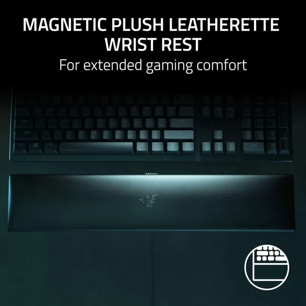 Razer Huntsman V2 TKL Tenkeyless Gaming Keyboard Fast Clicky Optical Switches wQuick Keystrokes ampamp 8000Hz Polling Rate  Detachable TypeC Cable  Doubleshot PBT Keycaps  Ergonomic Wrist RestClassic Black