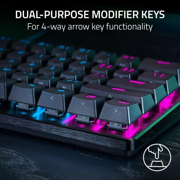 Razer Huntsman V3 Pro Esports Gaming Keyboard Analog Optical Switches  Razer Snap Tap  Rapid Trigger  Adjustable Actuation  Media Keys ampamp Dial  Doubleshot PBT Keycaps  Wrist Rest  BlackMini 60