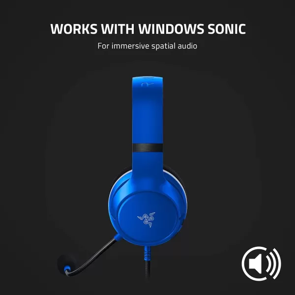Razer Kaira X Wired Headset for Xbox Series XS Xbox One PC Mac ampamp Mobile Devices Triforce 50mm Drivers  HyperClear Cardioid Mic  Memory Foam Ear Cushions  OnHeadset Controls  Pulse RedBlue