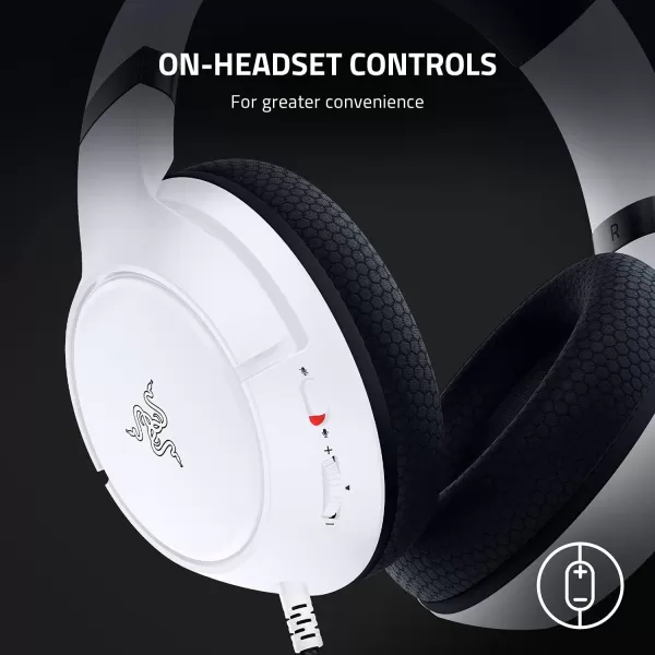 Razer Kaira X Wired Headset for Xbox Series XS Xbox One PC Mac ampamp Mobile Devices Triforce 50mm Drivers  HyperClear Cardioid Mic  Memory Foam Ear Cushions  OnHeadset Controls  Pulse RedWhite