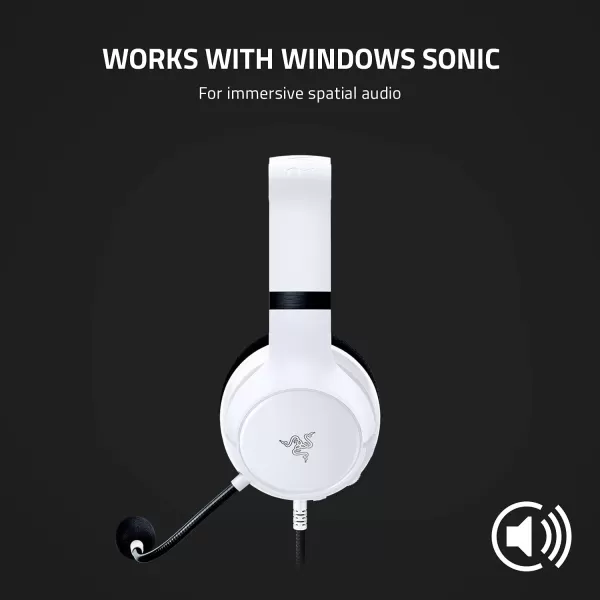 Razer Kaira X Wired Headset for Xbox Series XS Xbox One PC Mac ampamp Mobile Devices Triforce 50mm Drivers  HyperClear Cardioid Mic  Memory Foam Ear Cushions  OnHeadset Controls  Pulse RedWhite