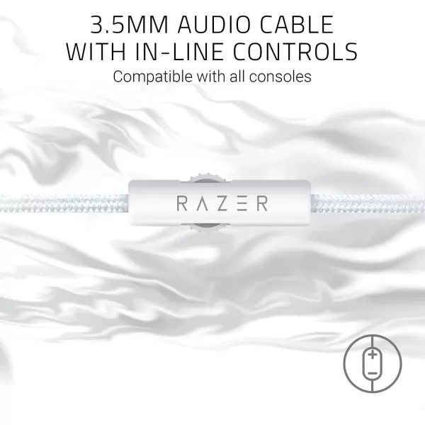 Razer Kraken Gaming Headset Lightweight Aluminum Frame  Retractable Noise Isolating Microphone  for PC PS4 PS5 Switch Xbox One Xbox Series X ampamp S Mobile  35 mm Headphone Jack  BlackBlueMercury White