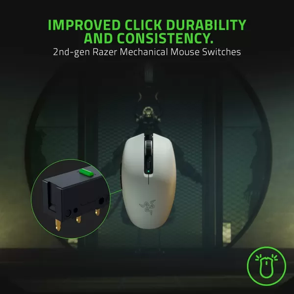 Razer Orochi V2 Mobile Wireless Gaming Mouse Ultra Lightweight  2 Wireless Modes  Up to 950hrs Battery Life  Mechanical Mouse Switches  5G Advanced 18K DPI Optical Sensor  Classic BlackWhite