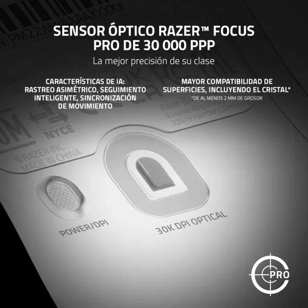 Razer Viper V2 Pro HyperSpeed Wireless Gaming Mouse 58g Ultra Lightweight  Optical Switches Gen330K DPI Optical Sensor wOnMouse Controls  90 Hour Battery  USB Type C Cable Included  BlackWhite
