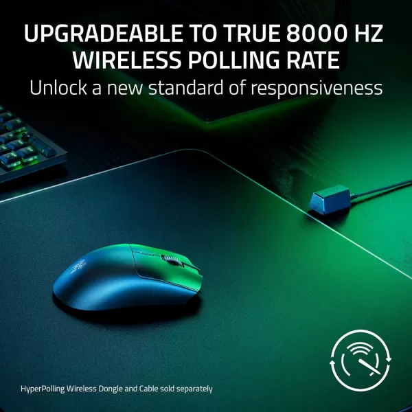 Razer Viper V3 HyperSpeed Wireless Esports Gaming Mouse 82g Lightweight  Up to 280 Hr Battery  30K DPI Optical Sensor  Gen2 Mechanical Switches  8 Programmable Controls  Classic Black