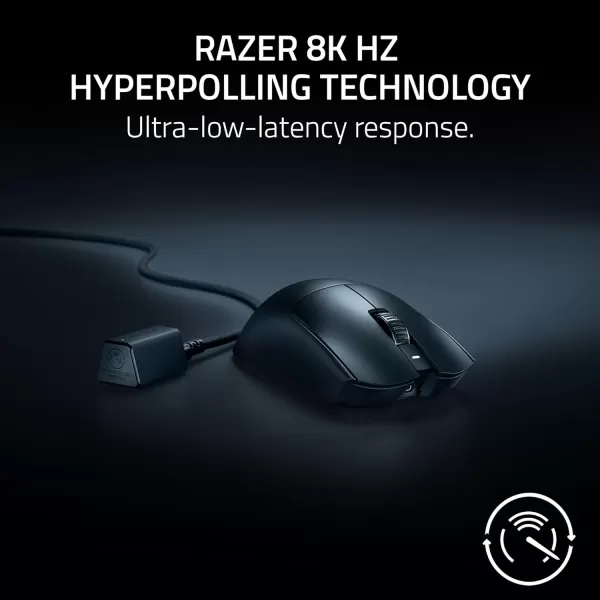 Razer Viper V3 Pro Wireless Gaming Mouse 54g Lightweight  8K Polling  35000 DPI Optical Sensor with Advanced Features  Gen3 Optical Switches  8 Programmable Controls  USB C Charging  BlackBlack