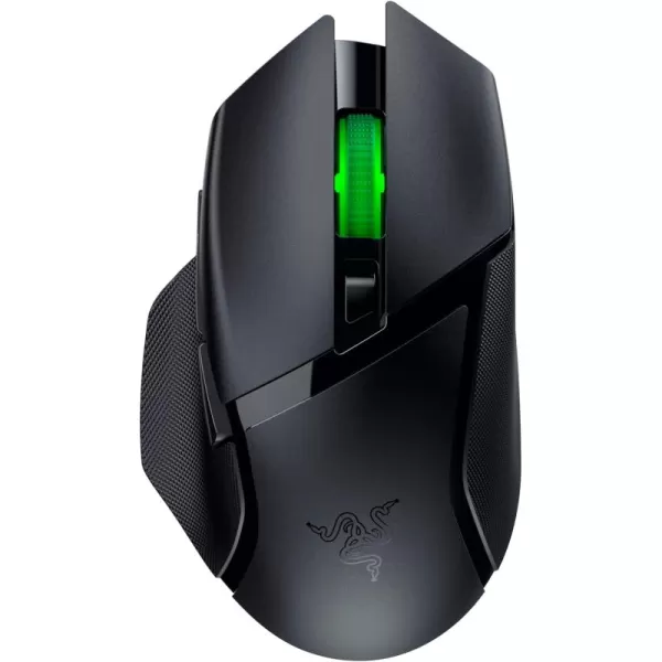 Razer Basilisk V3 X HyperSpeed Wireless Gaming Mouse Up to 285 Hr Battery  18K Optical Sensor  Mechanical Switches  Chroma RGB  9 Programmable Controls  Black