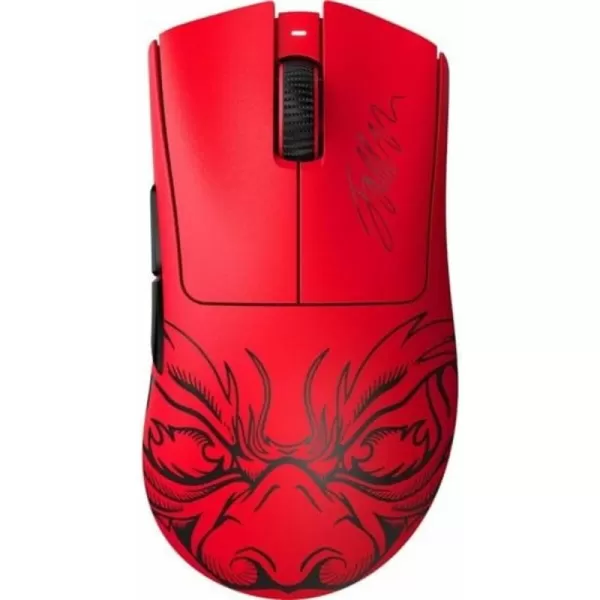 Razer DeathAdder V3 Pro Wireless Gaming Mouse  Hyperpolling Wireless Dongle 63g Ultra Lightweight  Focus Pro 30K Optical Sensor  Optical Switches Gen35 Programmable Buttons  BlackFaker Edition