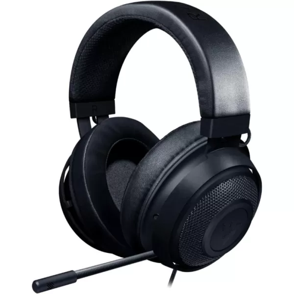 Razer Kraken Gaming Headset Lightweight Aluminum Frame  Retractable Noise Isolating Microphone  for PC PS4 PS5 Switch Xbox One Xbox Series X ampamp S Mobile  35 mm Headphone Jack  BlackBlueClassic Black