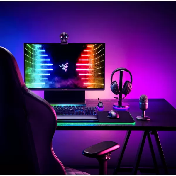 Base Station V2 Chroma Headphone Headset Stand Holder Chroma RGB Lighting  Taller Stand ampamp Antislip Ledge  USB Charging Ports  AntiSlip Rubber Base  35mm Port  Builtin DAC  Quartz PinkClassic Black