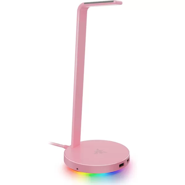 Base Station V2 Chroma Headphone Headset Stand Holder Chroma RGB Lighting  Taller Stand ampamp Antislip Ledge  USB Charging Ports  AntiSlip Rubber Base  35mm Port  Builtin DAC  Quartz PinkQuartz Pink