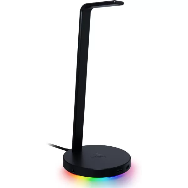 Base Station V2 Chroma Headphone Headset Stand Holder Chroma RGB Lighting  Taller Stand ampamp Antislip Ledge  USB Charging Ports  AntiSlip Rubber Base  35mm Port  Builtin DAC  Quartz PinkClassic Black