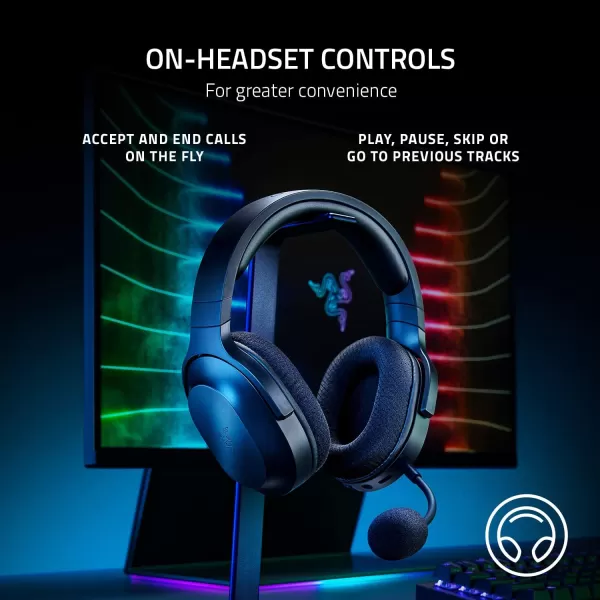 Razer Barracuda X Wireless MultiPlatform Gaming and Mobile Headset 2021 Model 250g Ergonomic Design  Detachable HyperClear Mic  20 Hr Battery  Compatible wPC PS5 Switch ampamp Android  BlackClassic Black