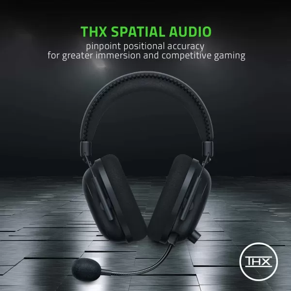 Razer BlackShark V2 Pro Wireless Gaming Headset THX 71 Spatial Surround Sound  50mm Drivers  Detachable Mic  for PC PS5 PS4 Switch Black