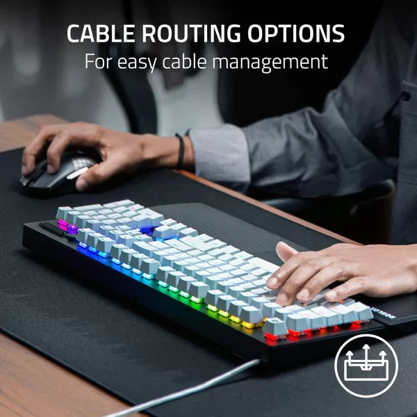 Razer BlackWidow V3 Mechanical Gaming Keyboard Green Mechanical Switches  Tactile ampamp Clicky  Chroma RGB Lighting  UVCoated ABS Keycaps  Programmable Macros  Roblox EditionRoblox Edition