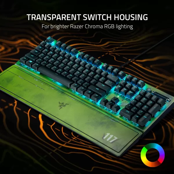 Razer BlackWidow V3 Mechanical Gaming Keyboard Green Mechanical Switches  Tactile ampamp Clicky  Chroma RGB Lighting  UVCoated ABS Keycaps  Programmable Macros  Roblox EditionHalo Infinite