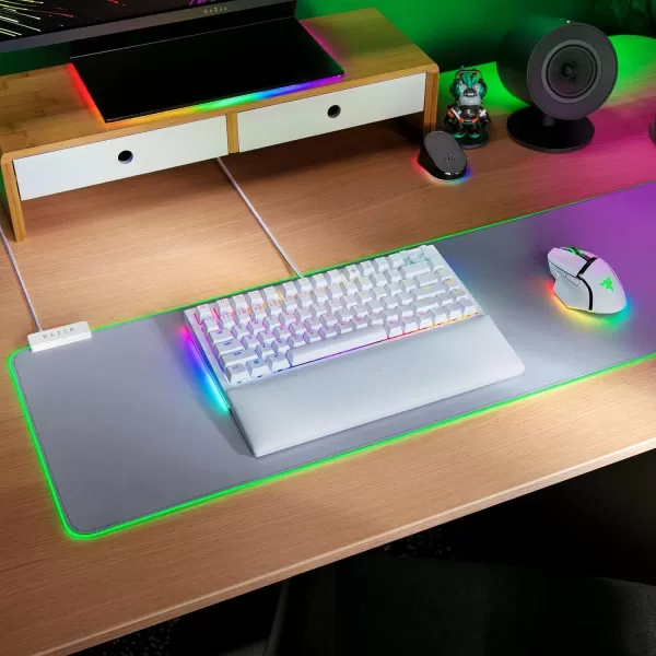 Razer BlackWidow V4 75 Mechanical Gaming Keyboard Hot Swappable Design  Compact ampamp Durable  Orange Tactile Switches  Chroma RGB  Roller ampamp Media Keys  Wrist Rest  Snap Tap  BlackWhite