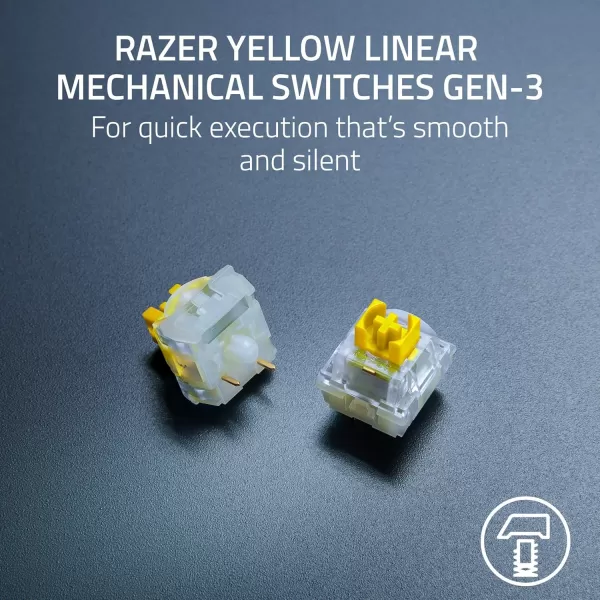 Razer BlackWidow V4 X Mechanical Gaming Keyboard Yellow Switches Linear ampamp Silent  6 Macro Keys  Chroma RGB  Doubleshot ABS Keycaps  Roller ampamp Media Keys  Snap TapFortnite Edition