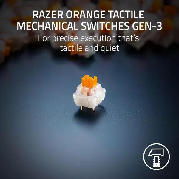 Razer BlackWidow V4 X Mechanical Gaming Keyboard Yellow Switches Linear ampamp Silent  6 Macro Keys  Chroma RGB  Doubleshot ABS Keycaps  Roller ampamp Media Keys  Snap TapBlack