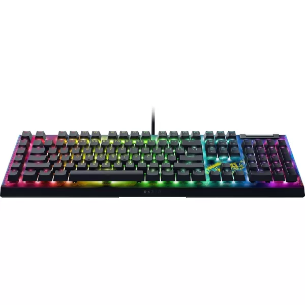 Razer BlackWidow V4 X Mechanical Gaming Keyboard Yellow Switches Linear ampamp Silent  6 Macro Keys  Chroma RGB  Doubleshot ABS Keycaps  Roller ampamp Media Keys  Snap TapFortnite Edition