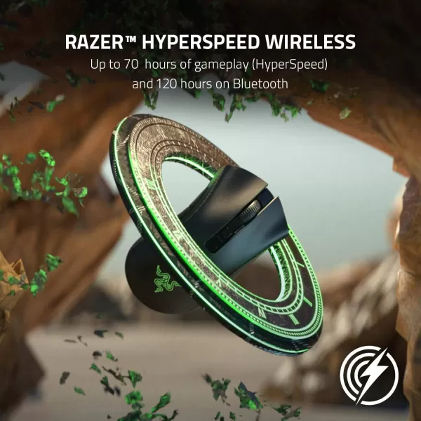 Razer DeathAdder v2 Pro Wireless Gaming Mouse 20K DPI Optical Sensor 3X Faster Optical Switch Chroma RGB 70Hr Battery 8 Programmable Buttons  Classic BlackClassic Black