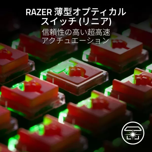 Razer DeathStalker V2 Pro TKL Wireless Gaming Keyboard LowProfile Optical Switches  Clicky Purple  HyperSpeed Wireless ampamp Bluetooth 5050 Hr Battery  UltraDurable Coated Keycaps  Chroma RGB