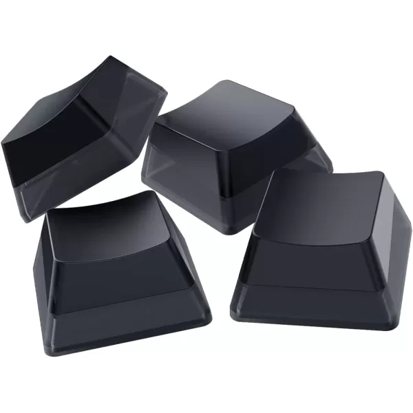 Razer Doubleshot PBT Keycap Upgrade Set for Mechanical ampamp Optical Keyboards Compatible with Standard 104105 US and UK layouts  Mercury WhiteClassic Black