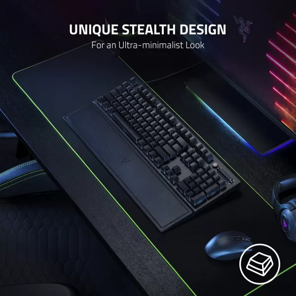 Razer Doubleshot PBT Keycap Upgrade Set for Mechanical ampamp Optical Keyboards Compatible with Standard 104105 US and UK layouts  Mercury WhiteClassic Black