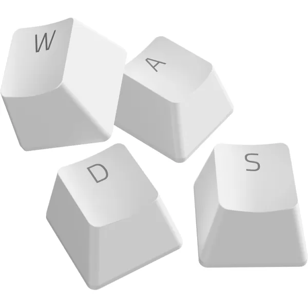 Razer Doubleshot PBT Keycap Upgrade Set for Mechanical ampamp Optical Keyboards Compatible with Standard 104105 US and UK layouts  Mercury WhiteMercury White