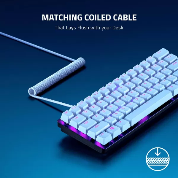 Razer Doubleshot PBT Keycap Upgrade Set for Mechanical ampamp Optical Keyboards Compatible with Standard 104105 US and UK layouts  Mercury WhiteRazer Green