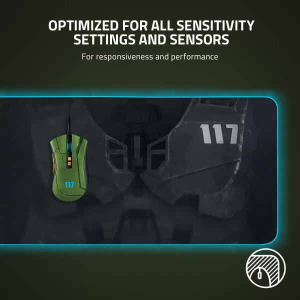 Razer Goliathus Extended Chroma Gaming Mouse Pad Customizable Chroma RGB Lighting  Soft Cloth Material  Balanced Control ampamp Speed  NonSlip Rubber Base  Quartz PinkHalo Infinite Edition