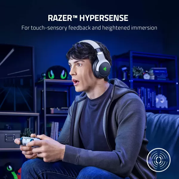 Razer Kaira Pro Wireless Gaming Headset for Xbox Series X  S TriForce Titanium 50mm Drivers  Supercardioid Mic Dedicated Mobile EQ and Pairing Bluetooth 50 BlackWhiteBlack