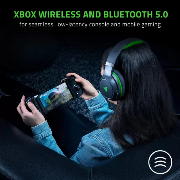 Razer Kaira Pro Wireless Gaming Headset for Xbox Series X  S TriForce Titanium 50mm Drivers  Supercardioid Mic Dedicated Mobile EQ and Pairing Bluetooth 50 BlackBlack