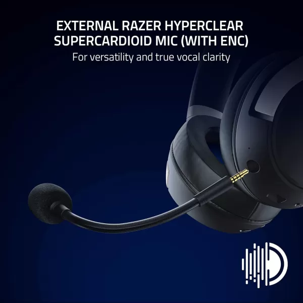 Razer Kaira Pro Wireless Gaming Headset for Xbox Series X  S TriForce Titanium 50mm Drivers  Supercardioid Mic Dedicated Mobile EQ and Pairing Bluetooth 50 BlackWhiteBlack