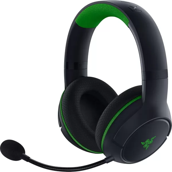 Razer Kaira Wireless Gaming Headset for Xbox Series XS Xbox One Triforce Titanium 50mm Drivers  Cardioid Mic  Breathable Memory Foam Ear Cushions  EQ Pairing Button  Windows Sonic  BlackBlack