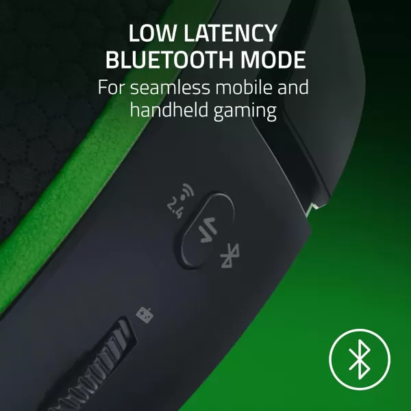 Razer Kaira Wireless Gaming Headset for Xbox Series XS Xbox One Triforce Titanium 50mm Drivers  Cardioid Mic  Breathable Memory Foam Ear Cushions  EQ Pairing Button  Windows Sonic  BlackBlack