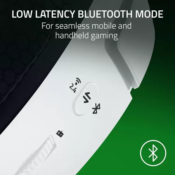 Razer Kaira Wireless Gaming Headset for Xbox Series XS Xbox One Triforce Titanium 50mm Drivers  Cardioid Mic  Breathable Memory Foam Ear Cushions  EQ Pairing Button  Windows Sonic  BlackWhite