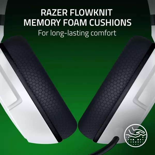 Razer Kaira Wireless Gaming Headset for Xbox Series XS Xbox One Triforce Titanium 50mm Drivers  Cardioid Mic  Breathable Memory Foam Ear Cushions  EQ Pairing Button  Windows Sonic  BlackWhite