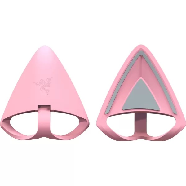 Razer Kitty Ears V2 Clipon Kitty Ears for Headsets Gaming Headphones  Universal Fit  Versatile Adjustable Straps  Lightweight Sillicone  Durable ampamp Comfortable  Quartz PinkQuartz Pink